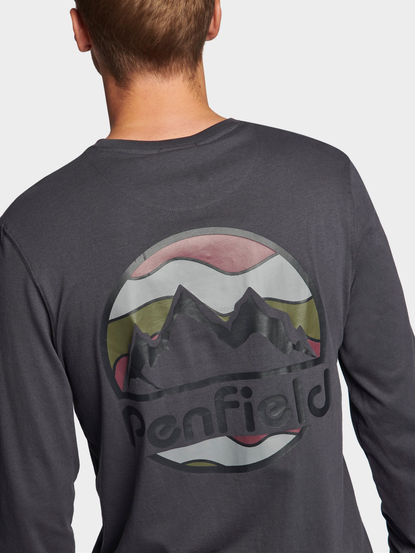 Penfield Back Circular LS T-Shirt Ebony