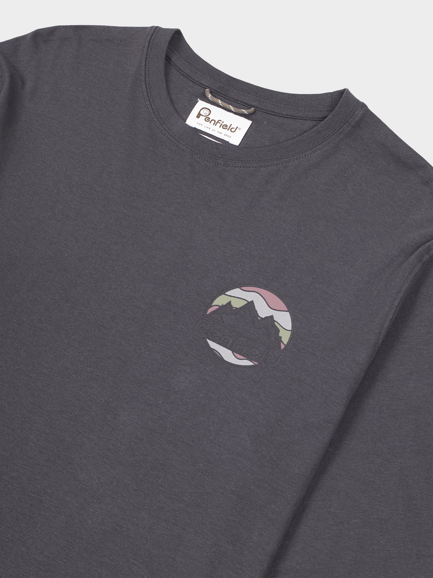 Penfield Back Circular LS T-Shirt Ebony