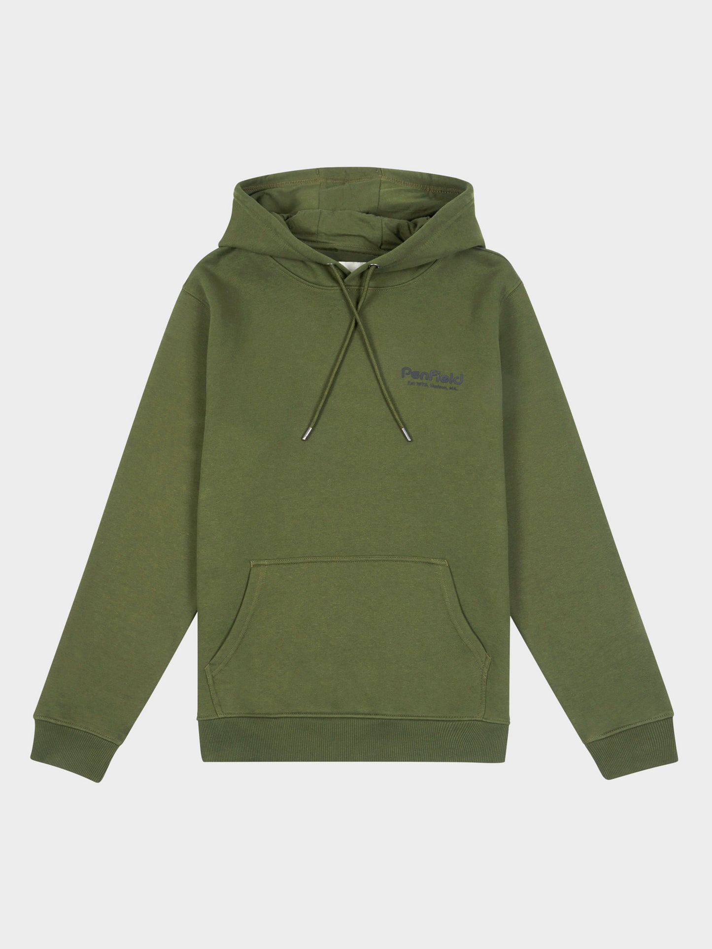 Hudson Script Hoodie in Forest Night