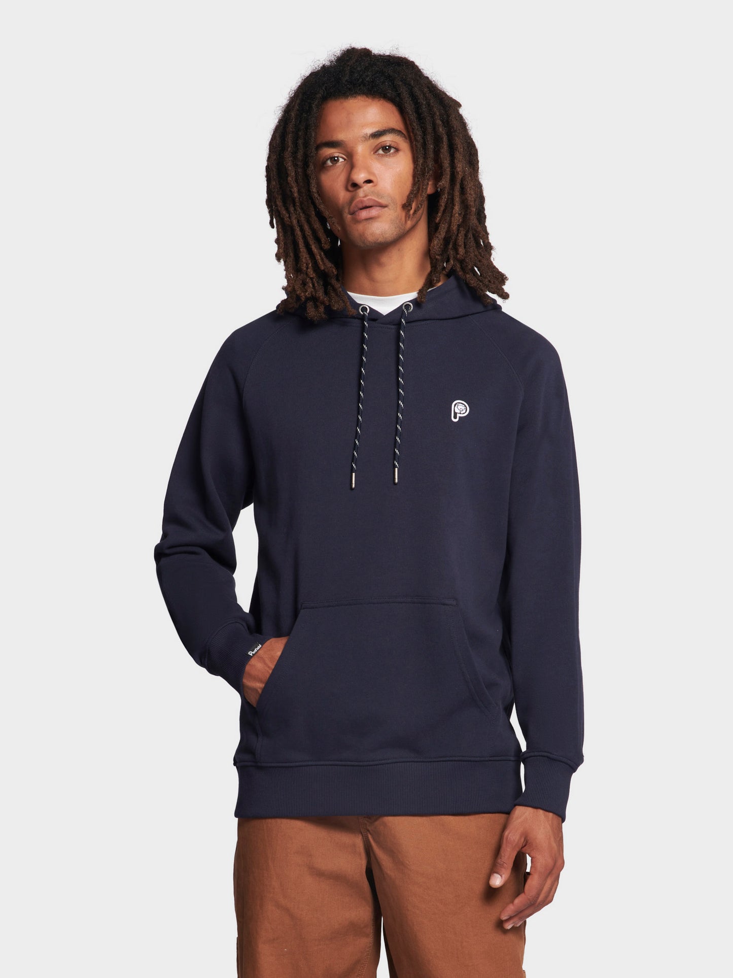 P Bear Hoodie in Navy Blue