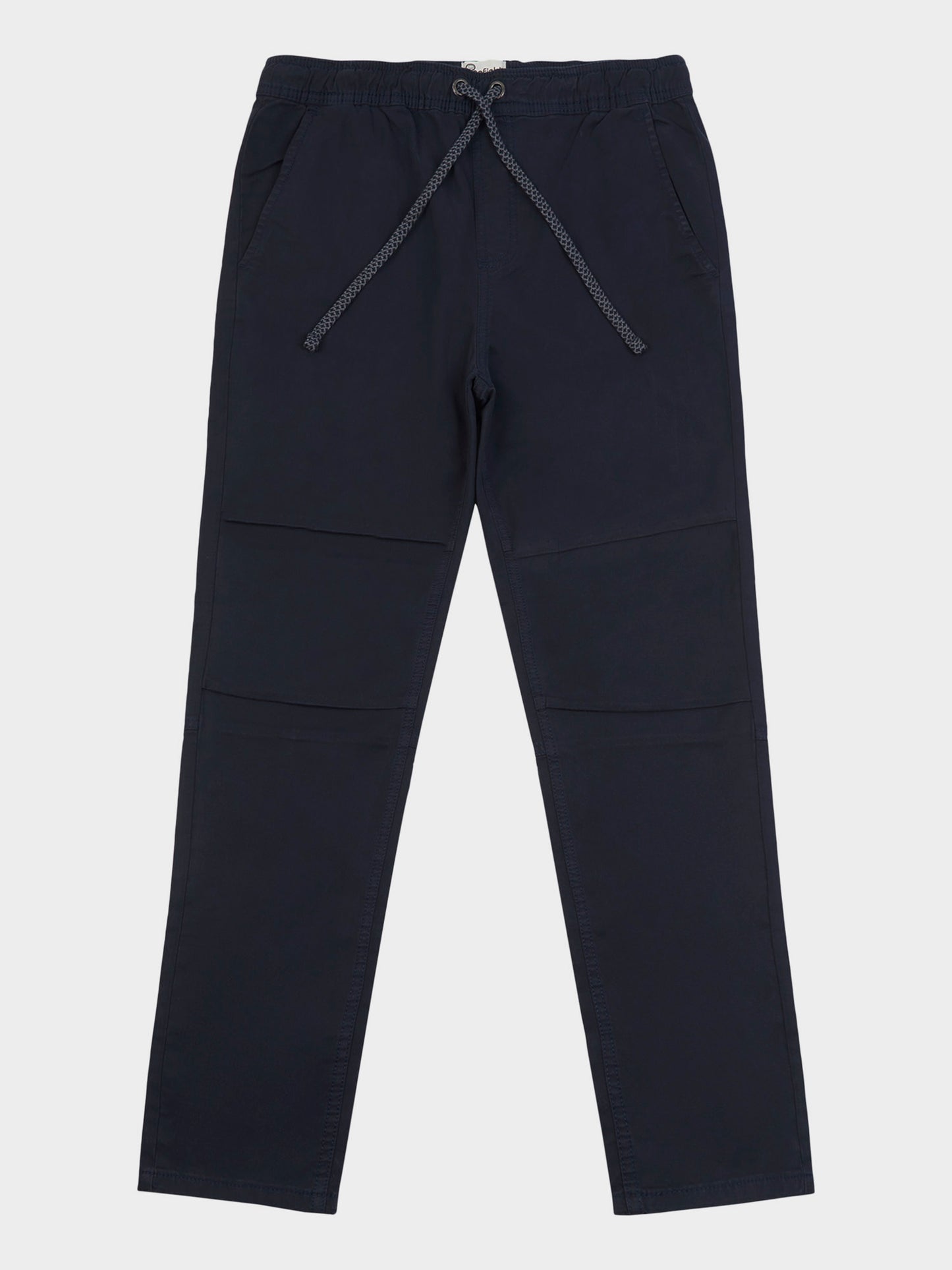 Hudson Script Elasticated Waist Pants in Navy Blue