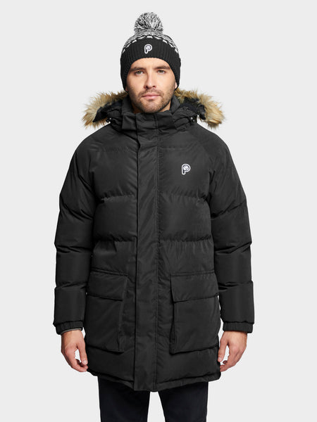 P Bear Puffer Jacket in Black Penfield