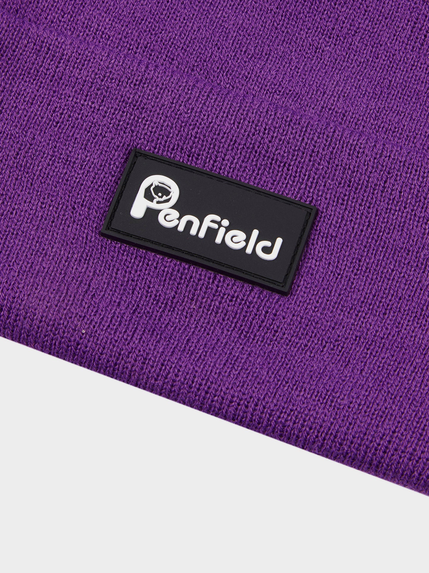 Reverse Badge Beanie in Pansy