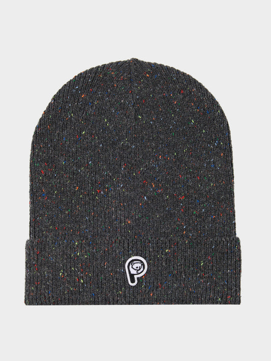 P Bear Neppy Beanie in Ebony