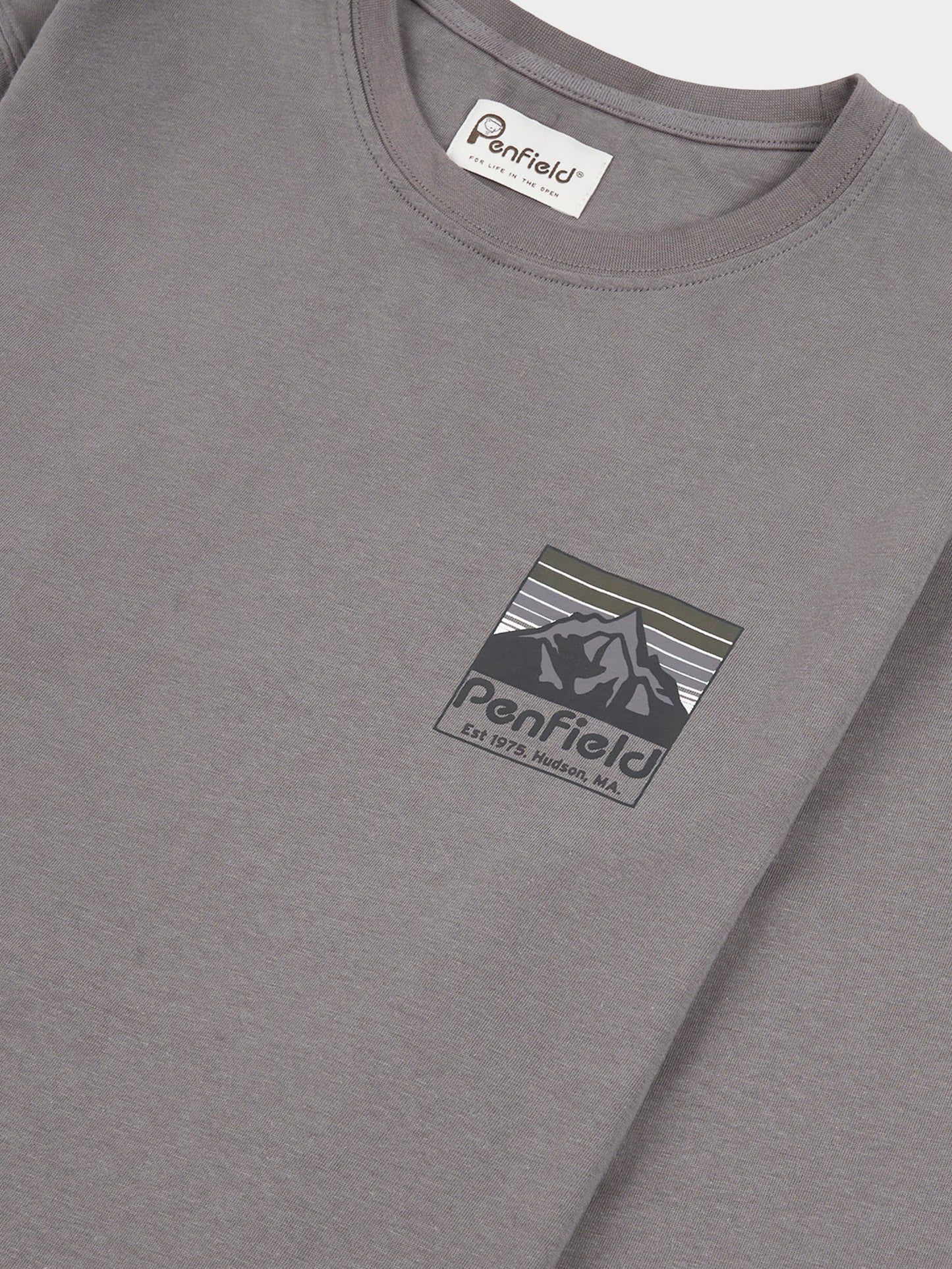 Penfield Back Graphic LS T-Shirt Castlerock