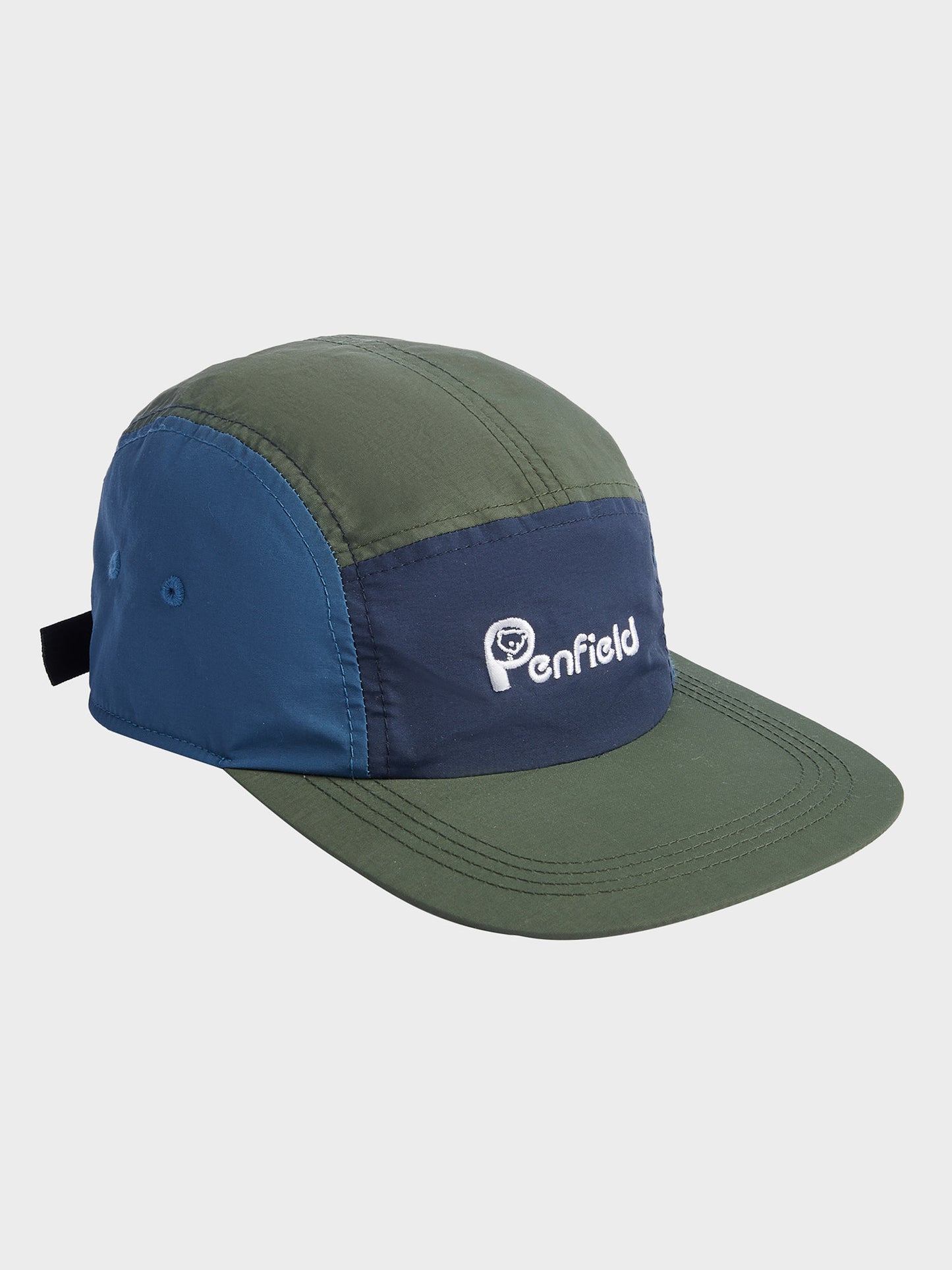 Nylon 5 Panel Cap in Forest Night