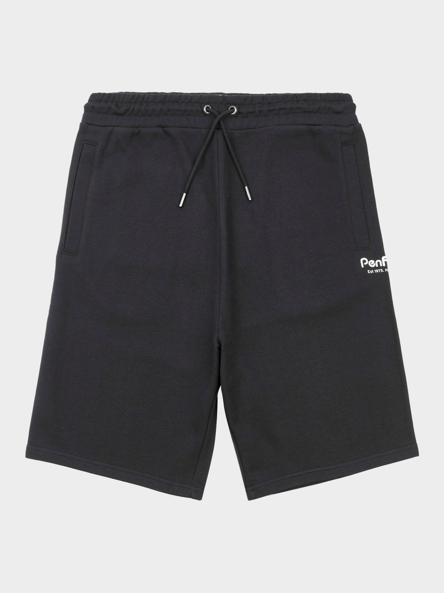 Hudson Script Sweat Short in Black