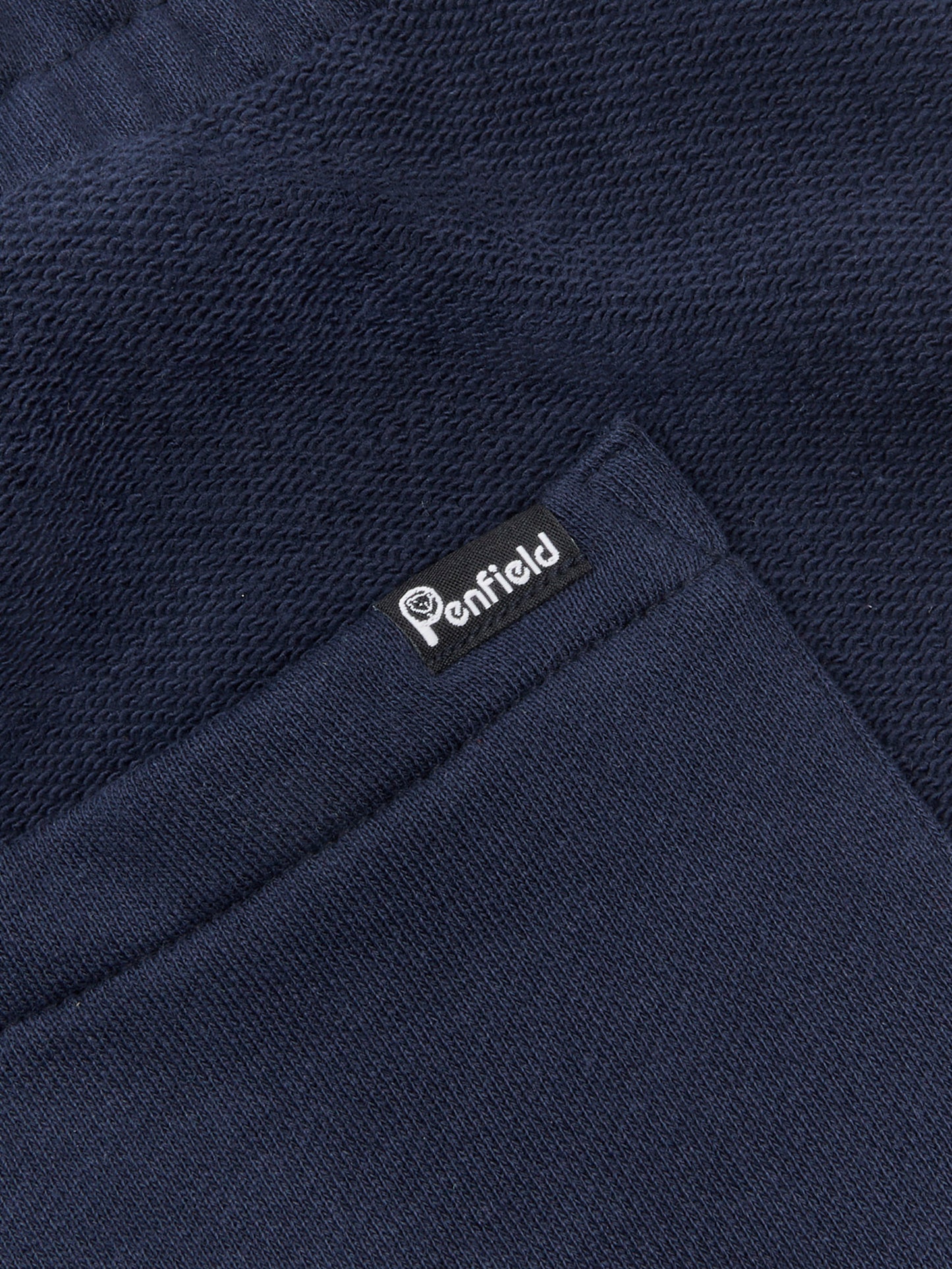 Reverse Loopback Short in Navy Blue