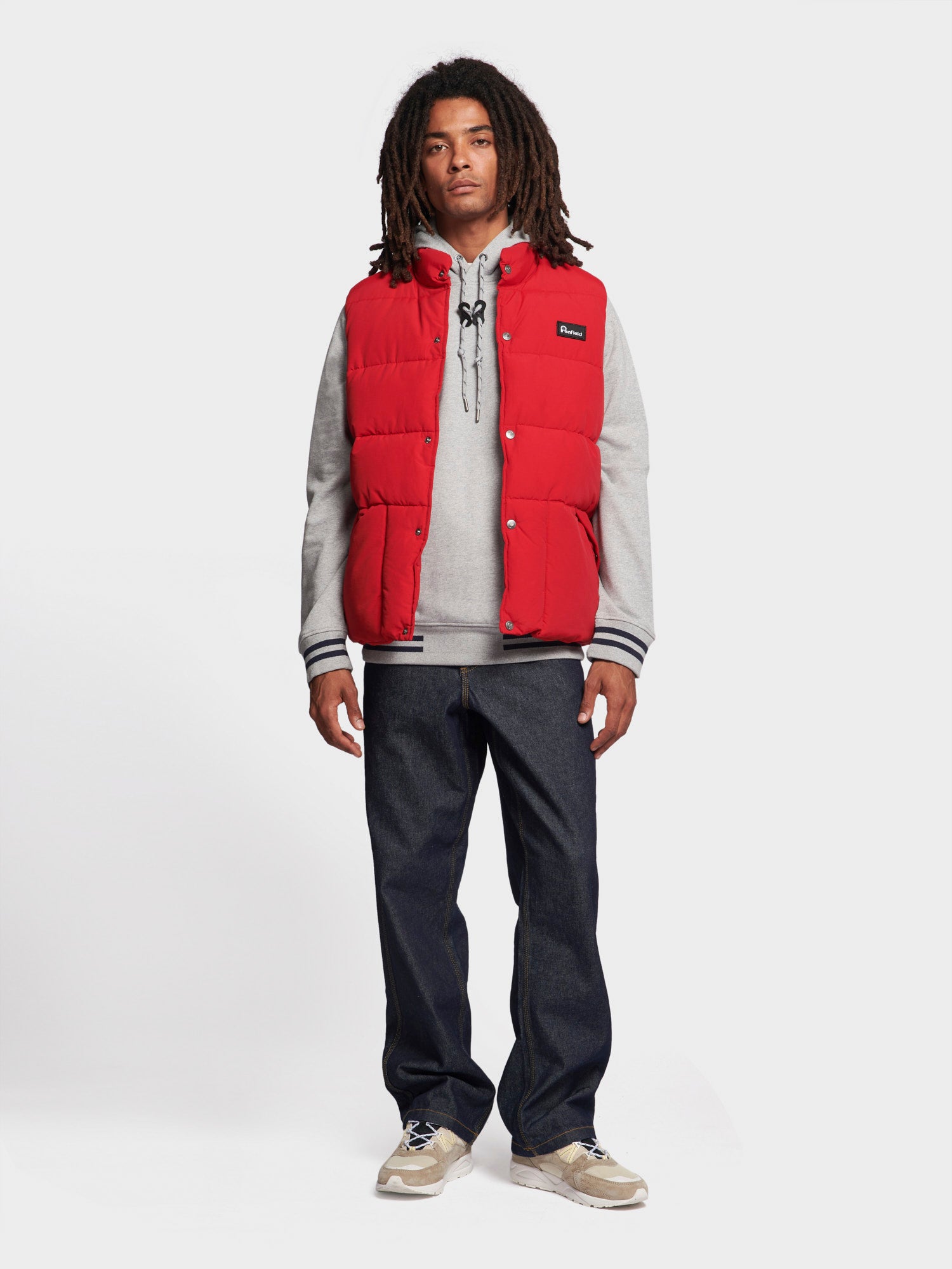 Puffer Outback Vest in Haute Red Penfield