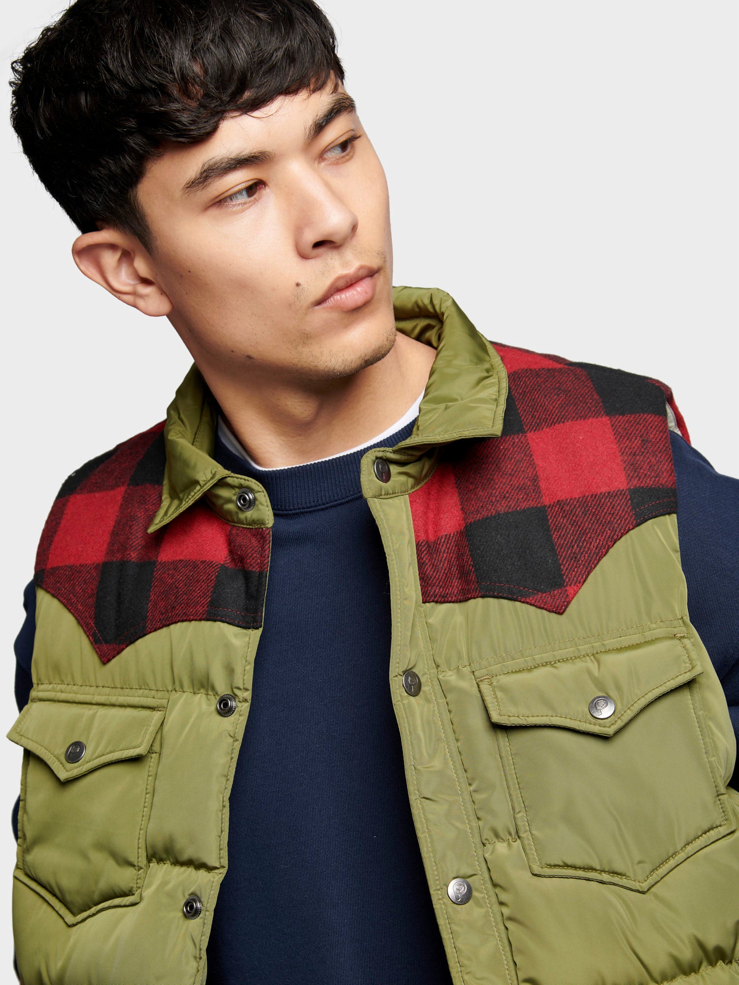 Penfield Mens Rockford Vest Capulet Olive