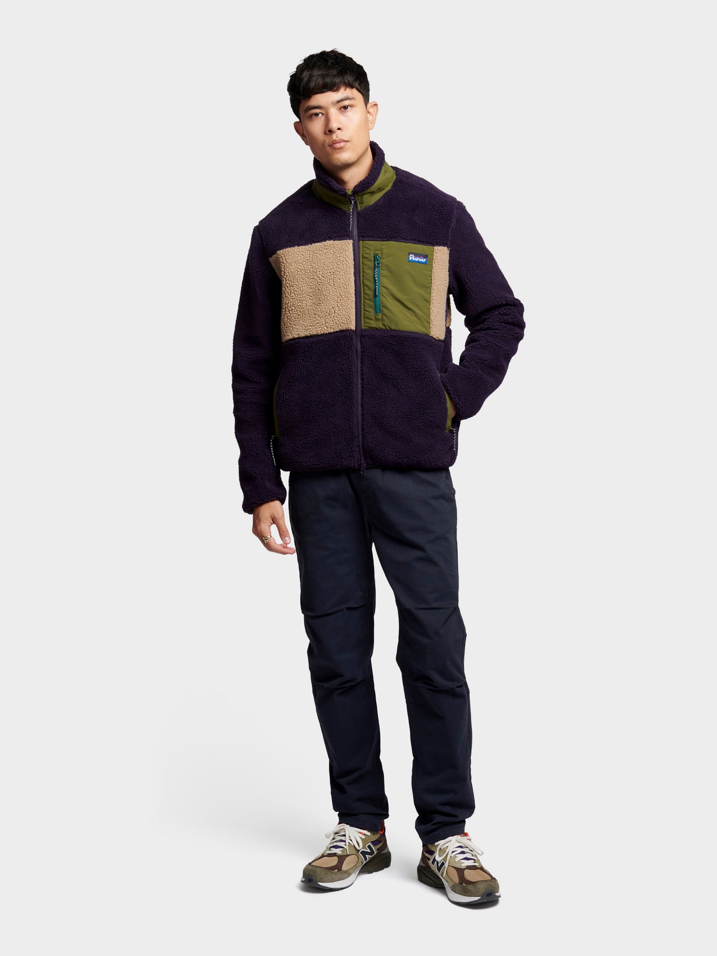 Penfield Mens Mattawa Fleece Jacket Nightshade