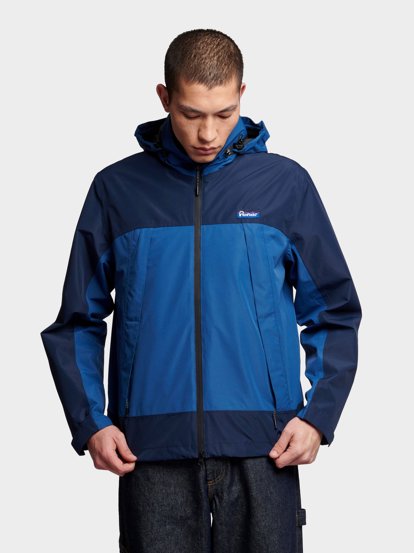 Lightweight Water Resistant Jacket in Navy Blue