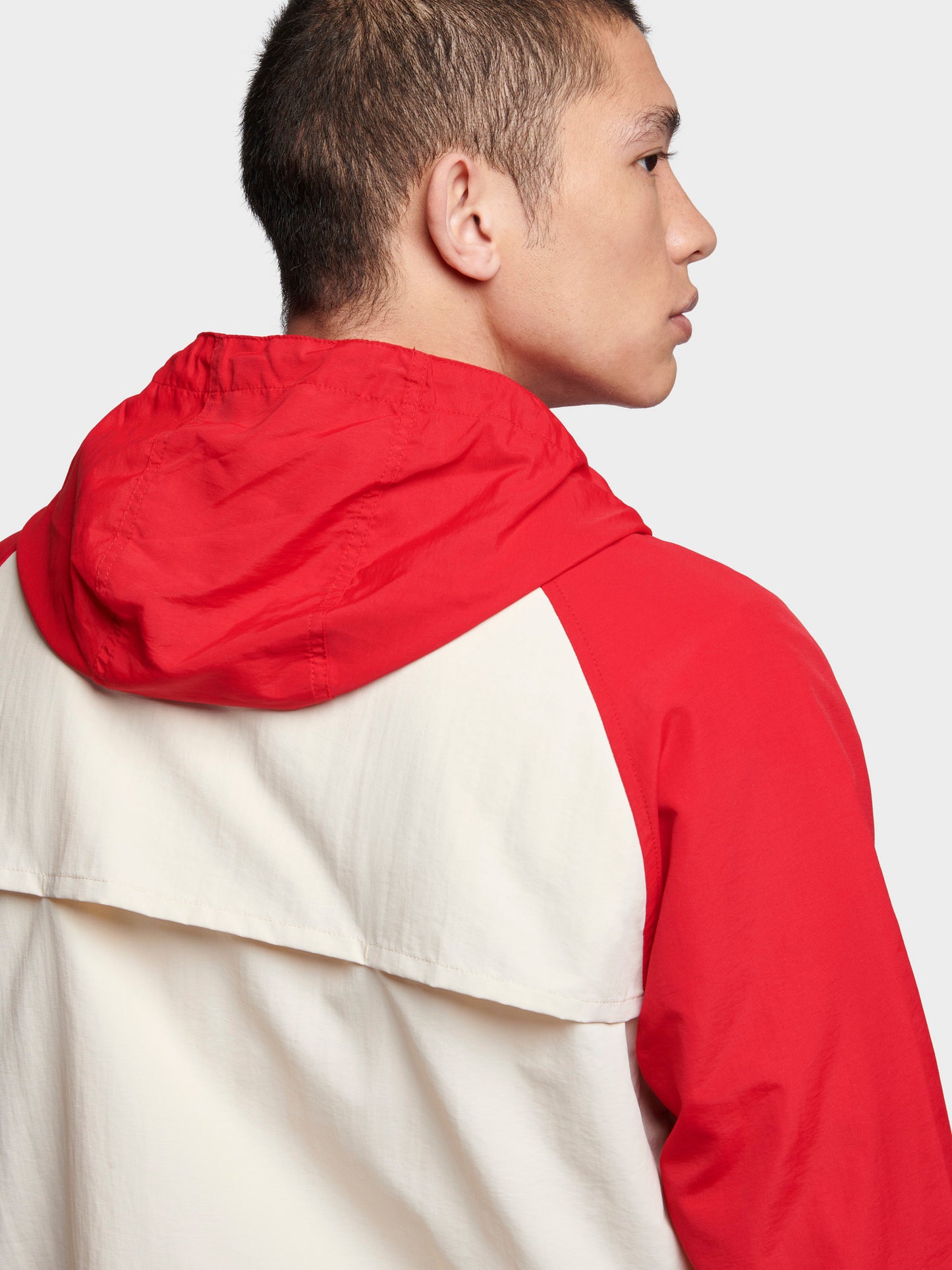 Pac Jac Windbreaker Jacket in True Red