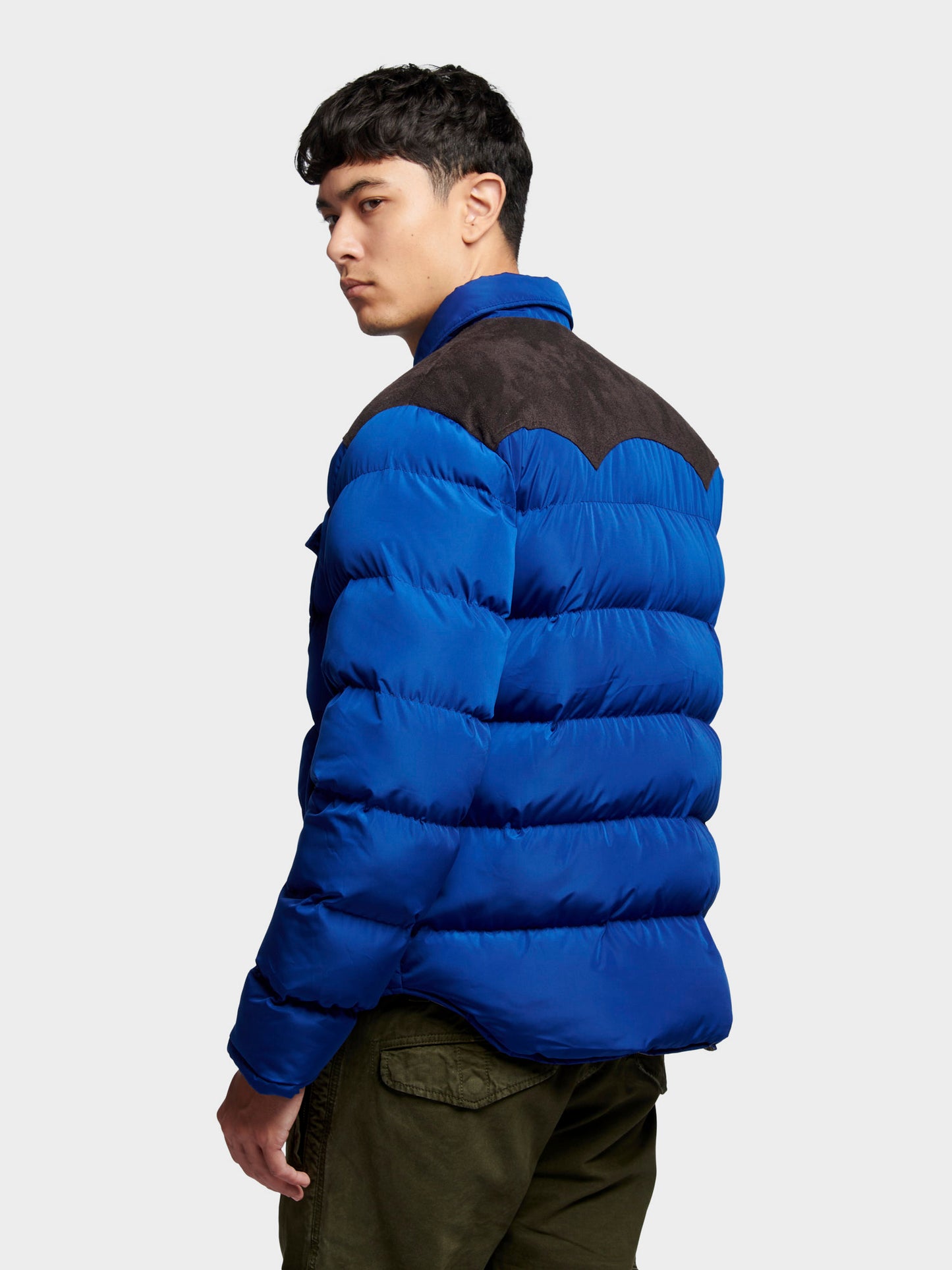 Penfield Mens Contrast Yoke Jacket Sodalite Blue