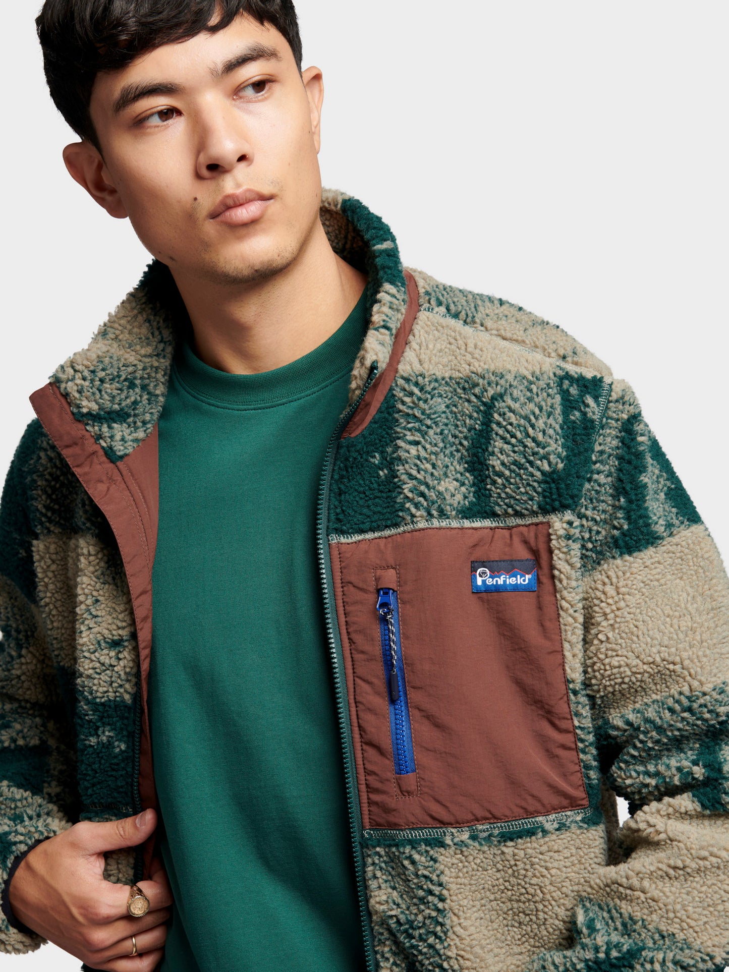 Penfield Men's Textured Check Mattawa Jacket June Bug