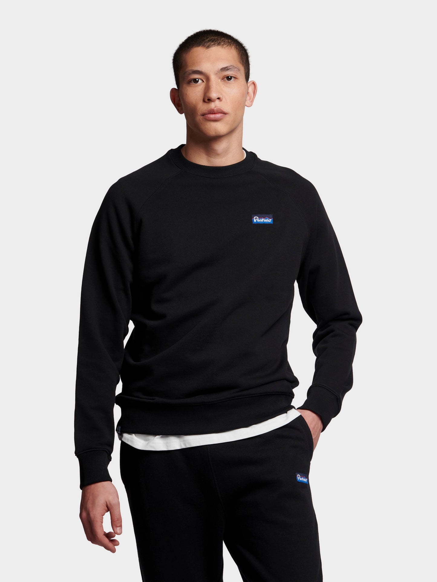 Relaxed Fit Original Logo Sweatshirt in Black