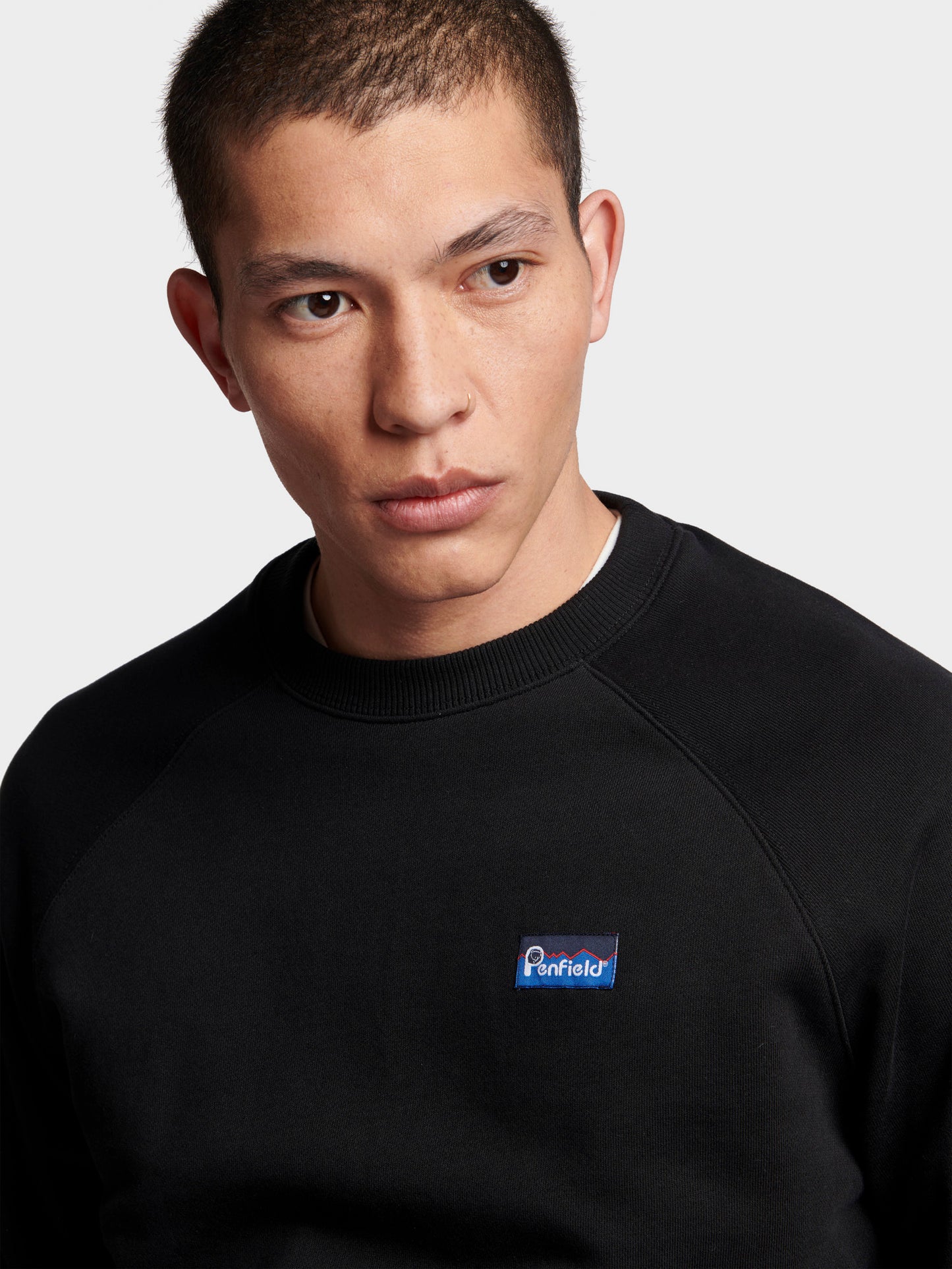 Relaxed Fit Original Logo Sweatshirt in Black