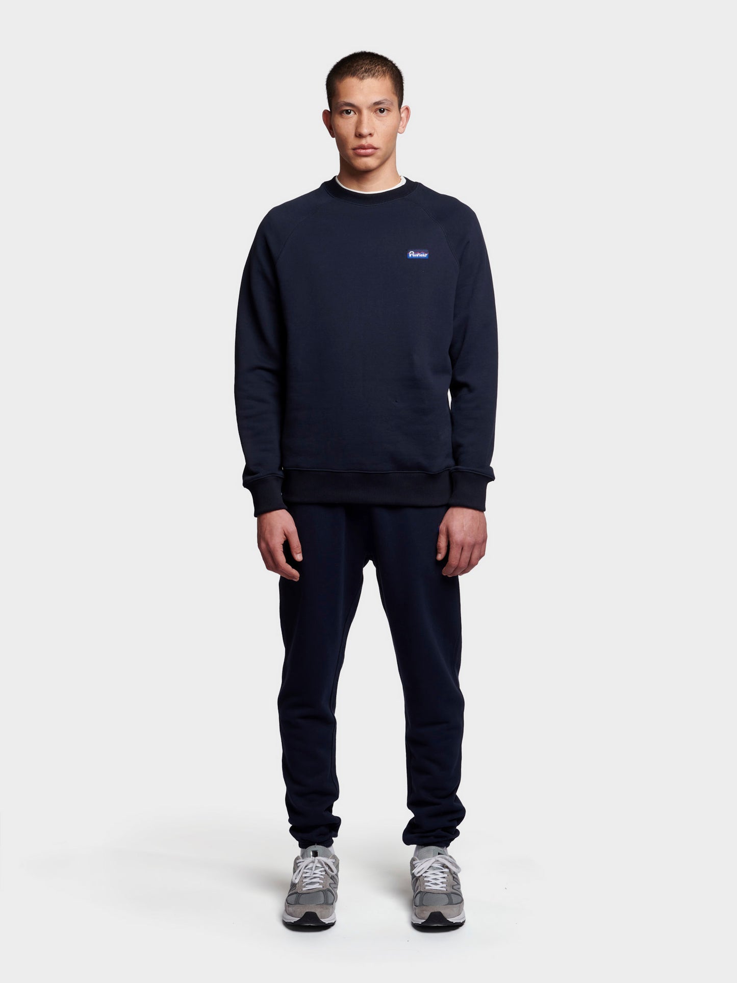 Relaxed Fit Original Logo Sweatshirt in Navy Blue