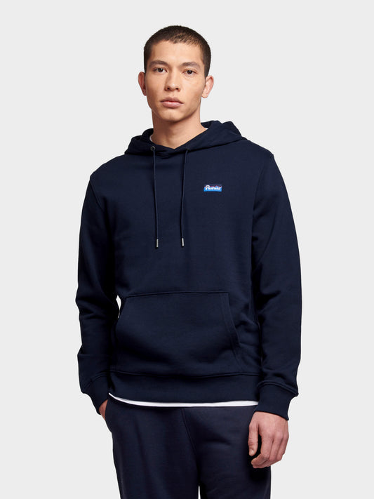 Penfield Mens Original Logo Hoodie in Navy Blue