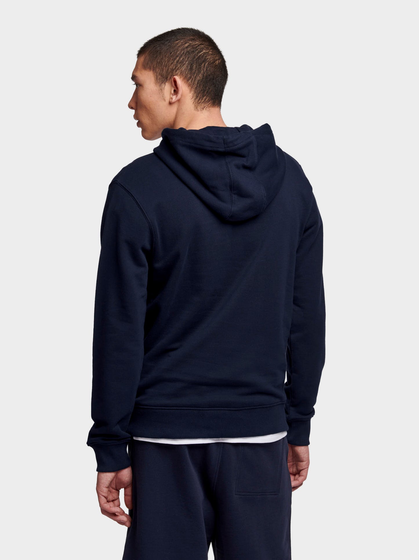 Relaxed Fit Original Logo Hoodie in Navy Blue