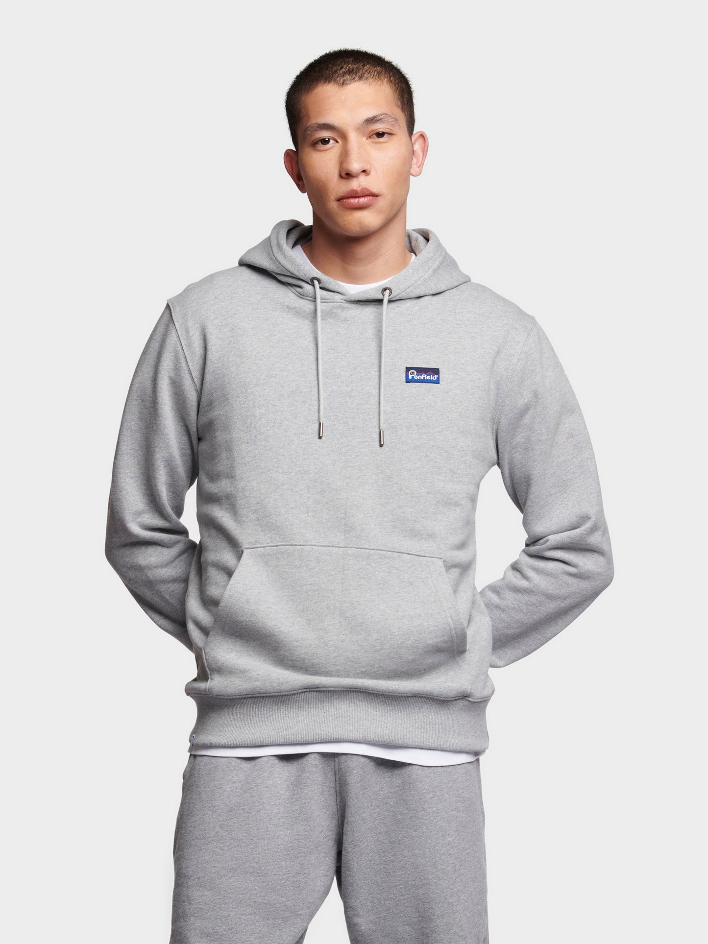 Relaxed Fit Original Logo Hoodie in Athletic Grey Heather