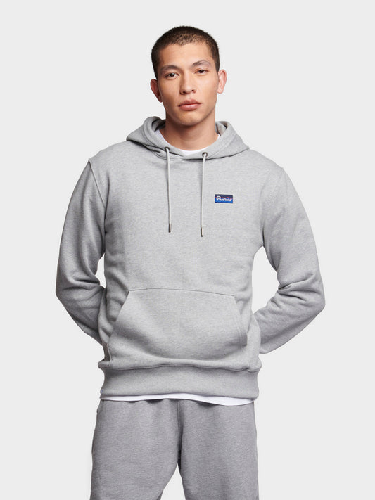 Penfield Mens Original Logo Hoodie in Athletic Grey Heather