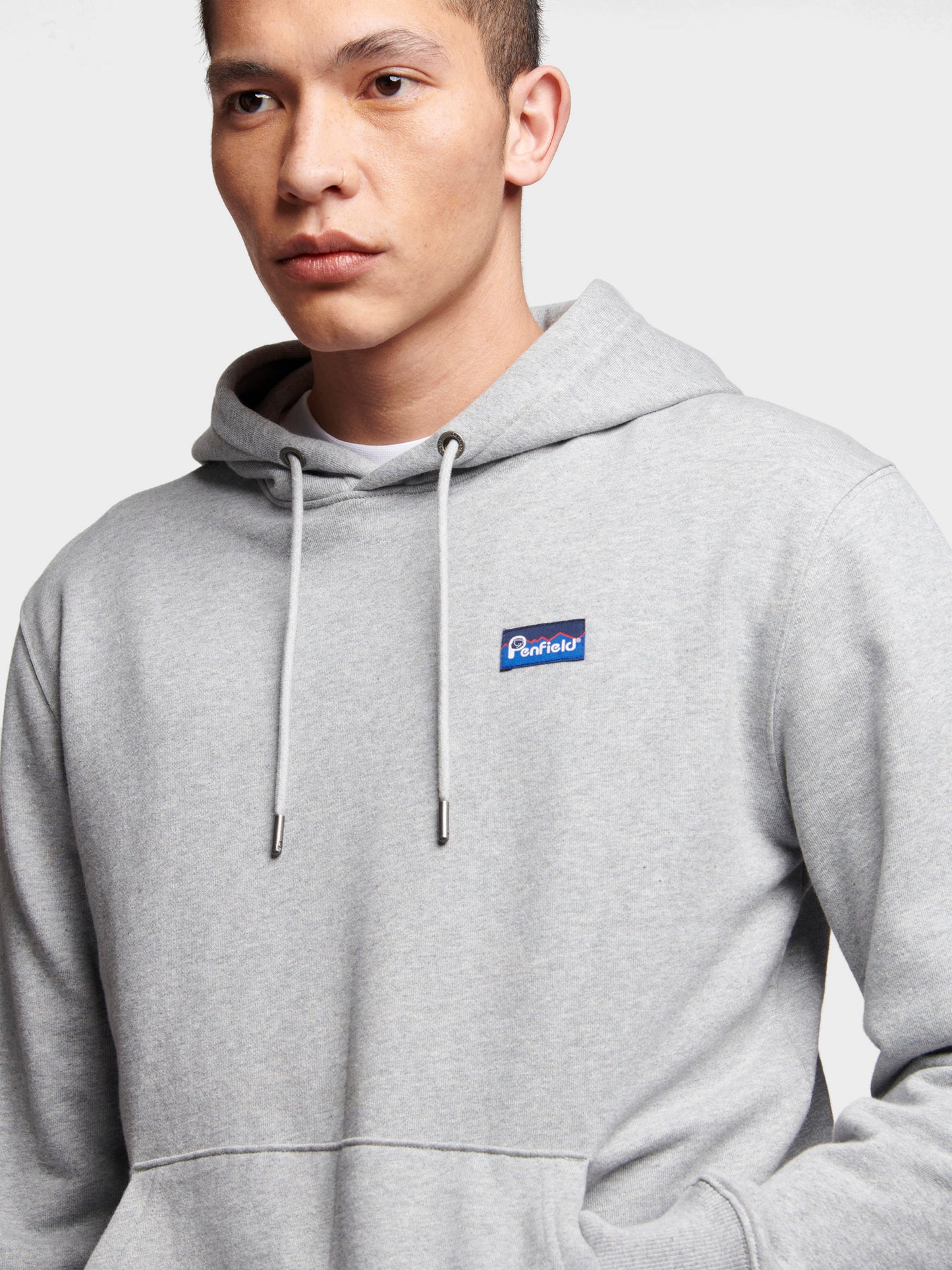 Relaxed Fit Original Logo Hoodie in Athletic Grey Heather