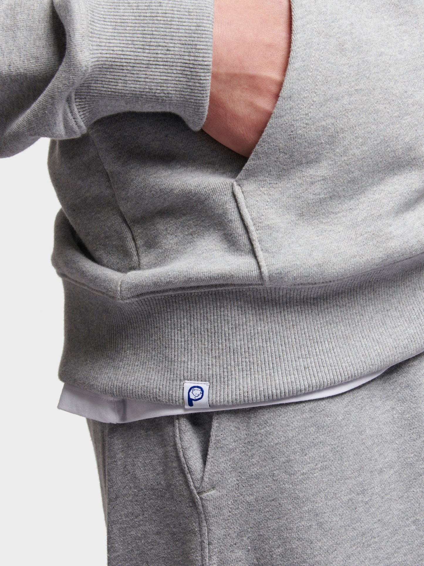 Relaxed Fit Original Logo Hoodie in Athletic Grey Heather