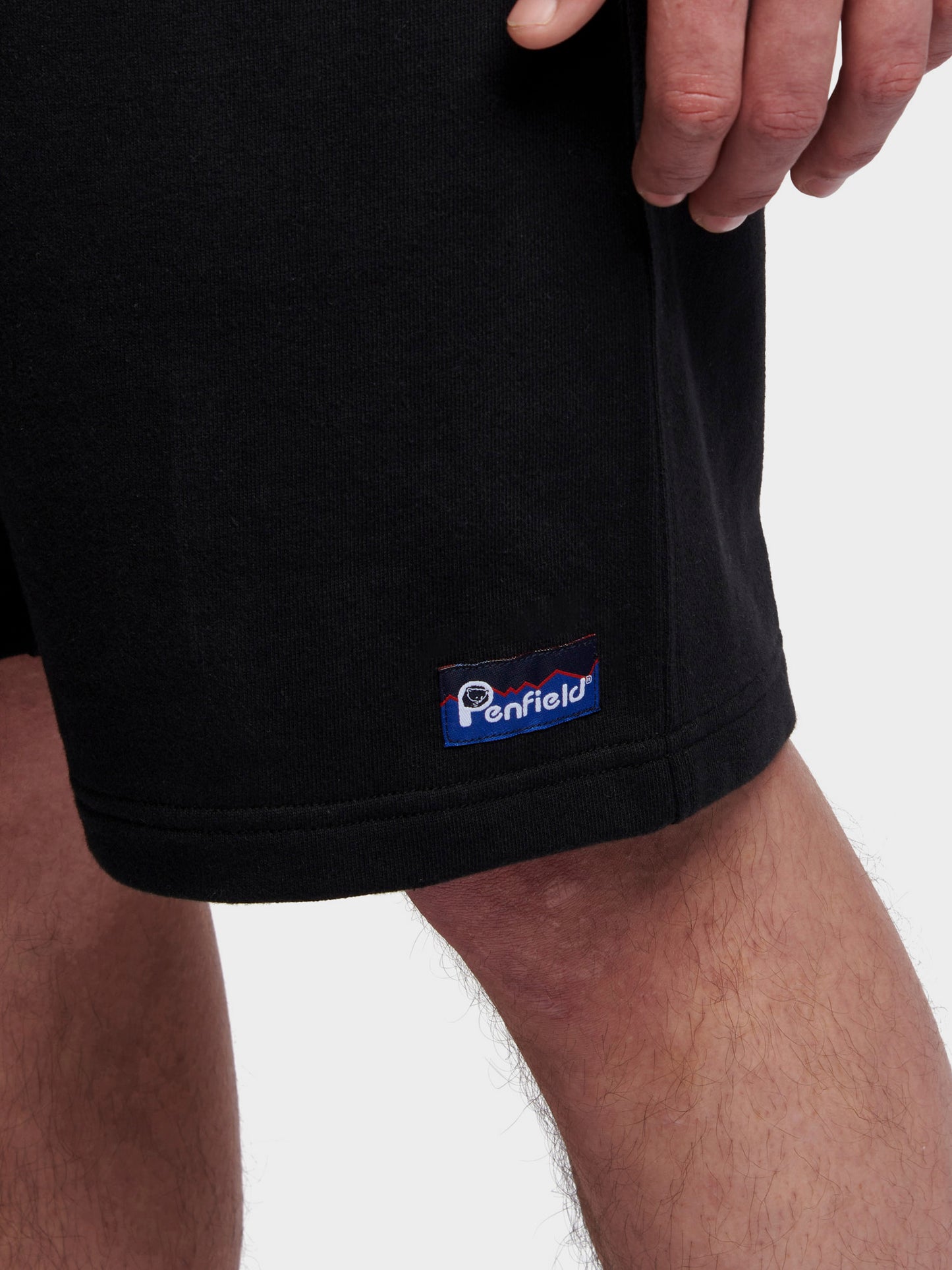 Relaxed Fit Original Logo Shorts in Black