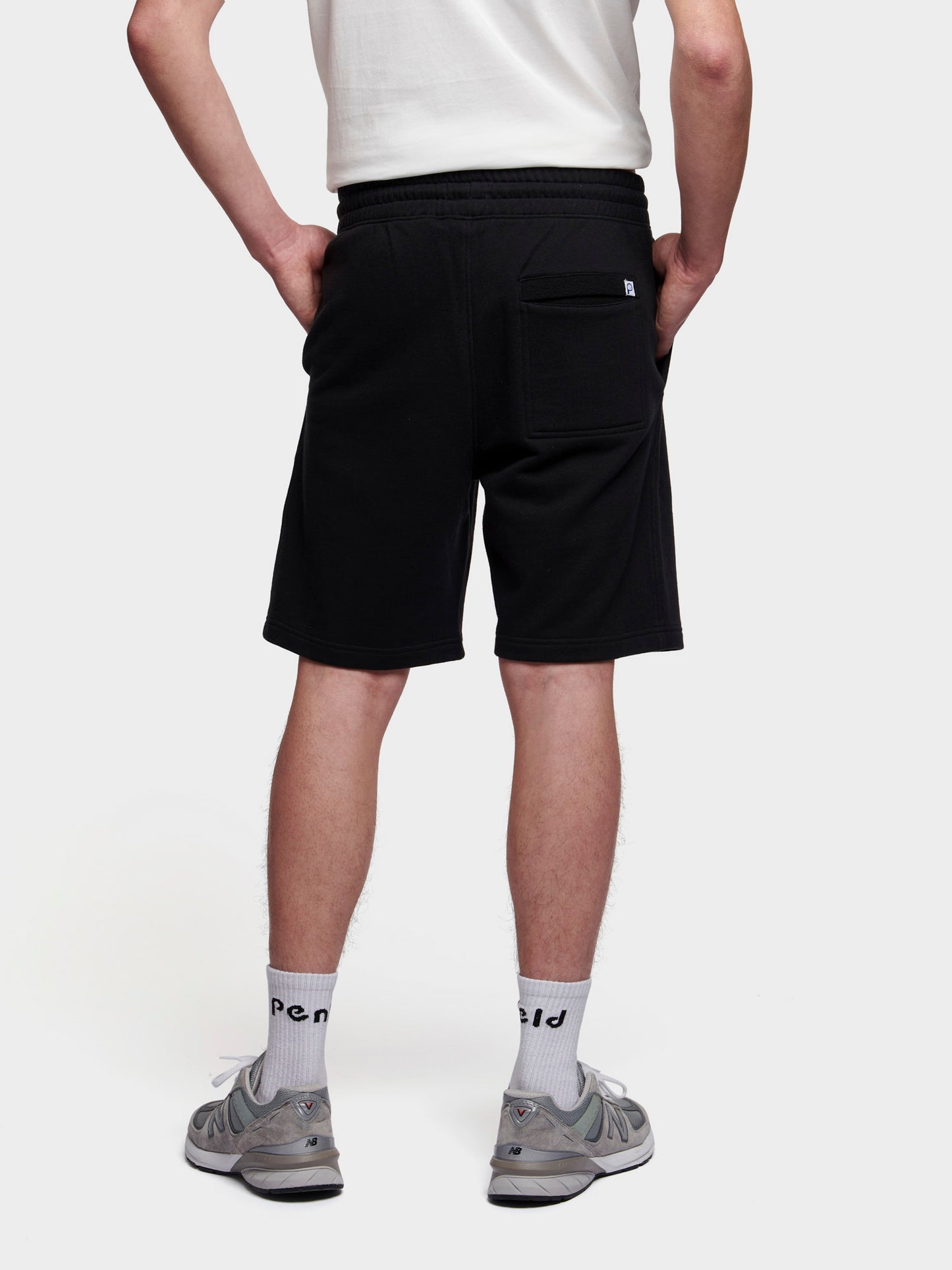 Relaxed Fit Original Logo Shorts in Black