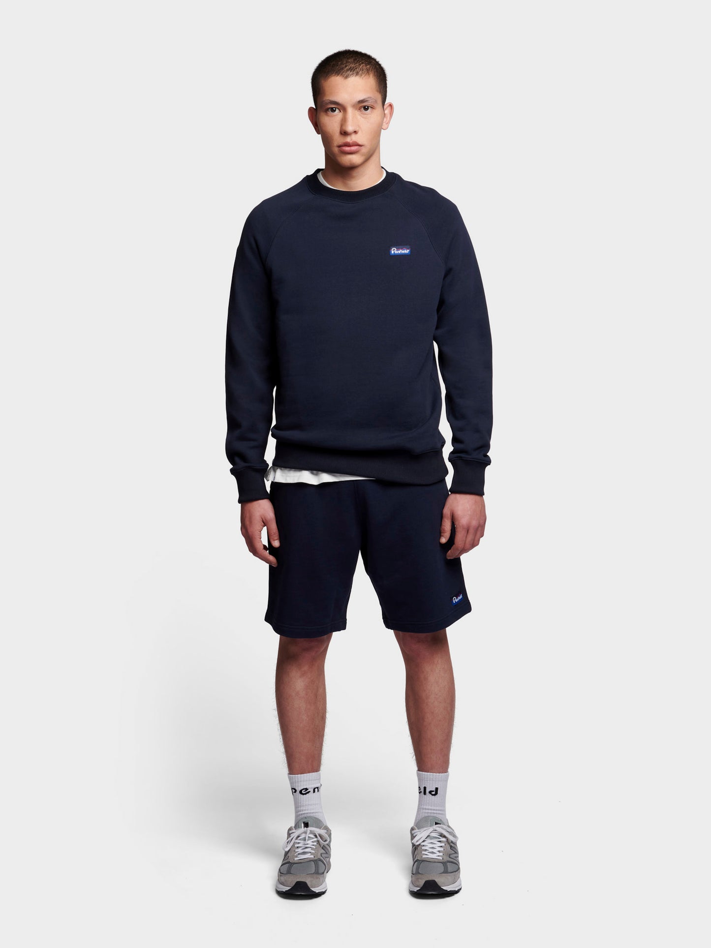 Relaxed Fit Original Logo Shorts in Sky Captain