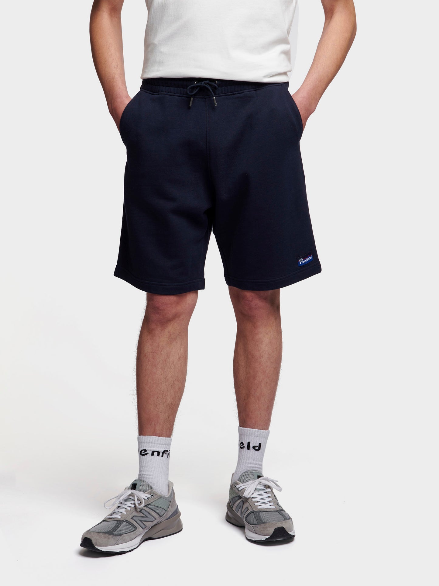 Relaxed Fit Original Logo Shorts in Sky Captain