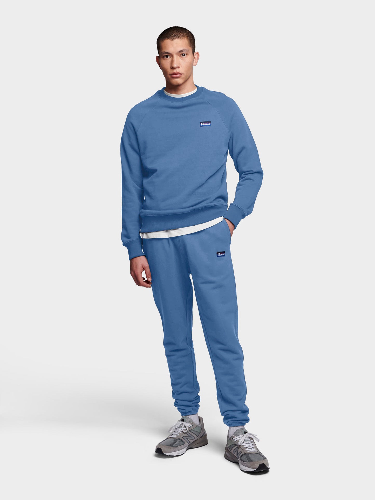 Relaxed Fit Original Logo Joggers in Blue Horizon