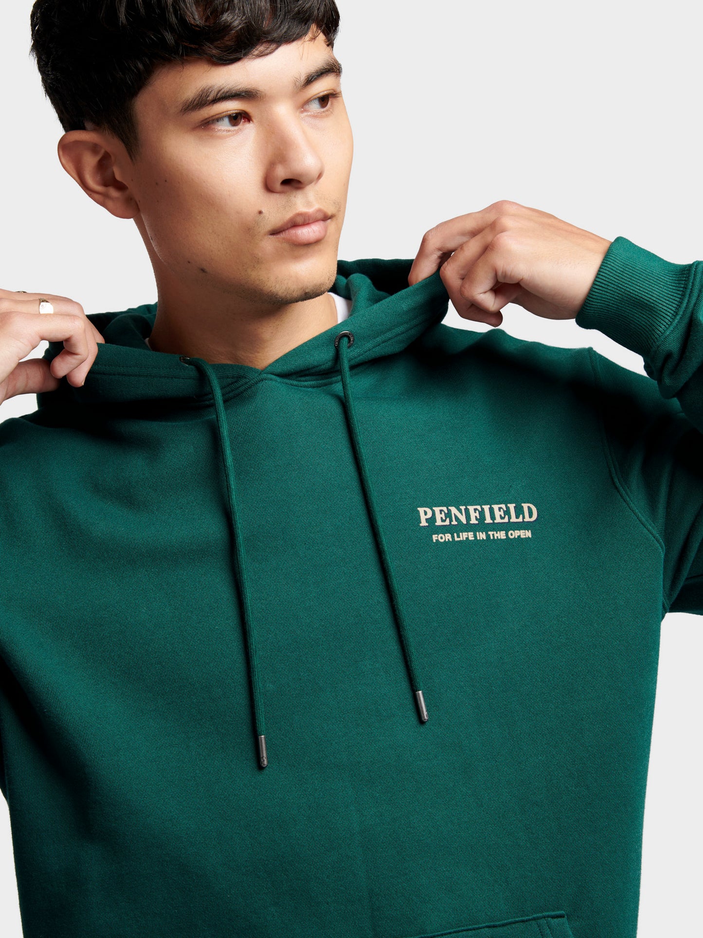 Penfield Mens Black Bear Hoodie June Bug